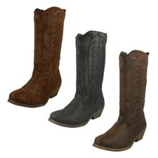 Bottes De Cowboy À Talon Bas