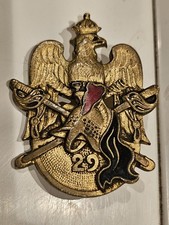 Insigne Militaire Du 29° Régiment de Dragons Pucelle Cavalerie