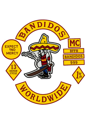 Bandidos patch embroidered - mc,