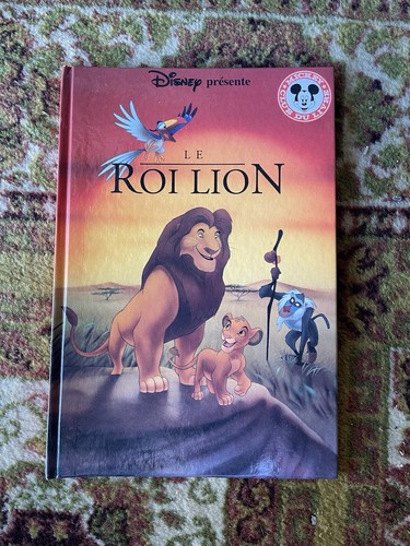 Livre roi lion disney - roi,