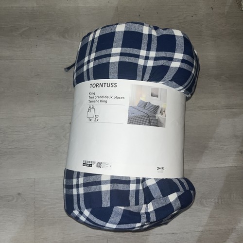 Ikea torntuss dark blue check - torntuss,