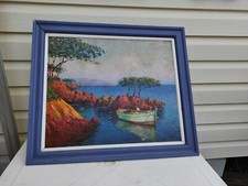 Huile / Panneau au Couteau