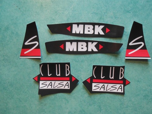 Lot autocollants mbk club - autocollants, 51