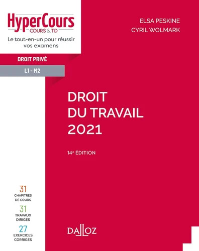 Droit travail 2021 - travail, 14è