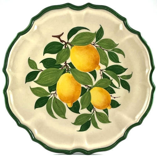 Grand plat ancien citrons - plat, "citrons"