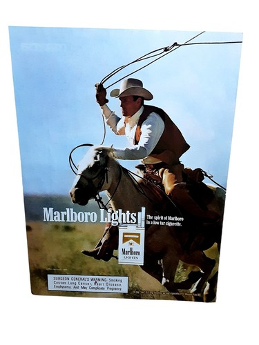1989 marlboro lights cowboy - 1989,