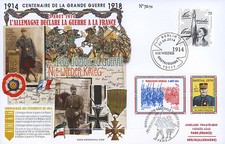Maxi FDC FRANCE-ALLEMAGNE "100
