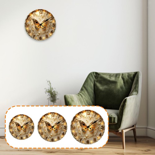 Horloge papillon murale - horloge,