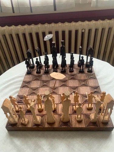 Jeu échec bois - en,