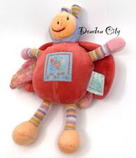 2791?Peluche doudou Libellule MOULIN ROTY Zéphir Zoé rose bleu coccinelle