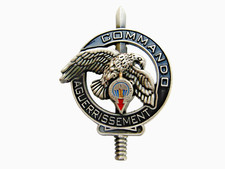BREVET DES COMMANDOS 1° RPIMA COMMANDO AGUERRISSEMENT FAB. ARTHUS BERTRAND