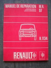 MANUEL DE REPARATION RENAULT 8 GORDINI - R8 GORDINI - M.R.97 -  R1134