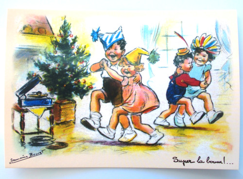 Carte postale germaine bouret - carte,