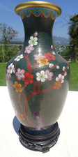 Vase chinois cloisonné
