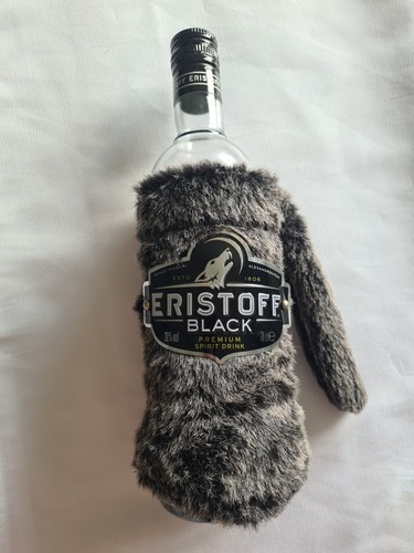 Bouteille eristoff black vide - bouteille,