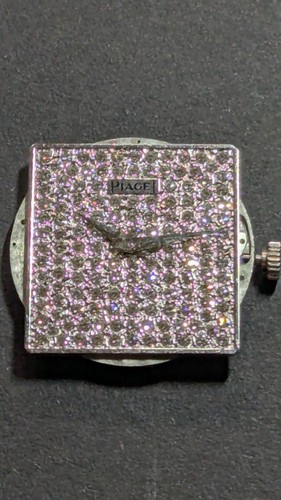 Montre vintage piaget blanc - montre, or