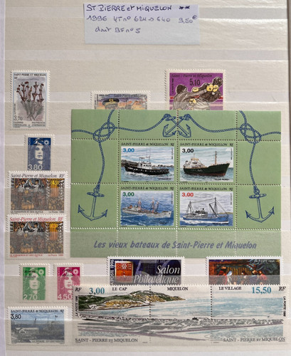 Timbres saint pierre - timbres,