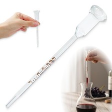 1 vinomètre en verre de 0 à 25  dalcool, idéal pour les brasseurs amateurs et...