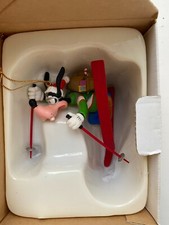 Grolier Disney Noël Tree Ornement Dingo Chien Décoration Collection Maquette