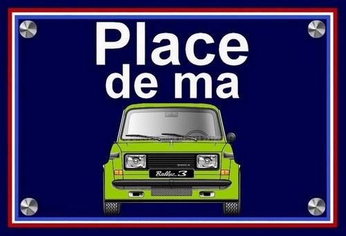 Plaque place ma simca - plaque,