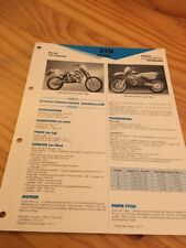 KTM 360EGS 360 EGS  EXC 360EXC 96 / 97 GS360SD Fiche technique moto RMT ETAI