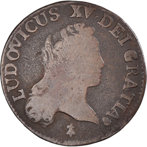 Monnaie france louis - xv,, 1/2