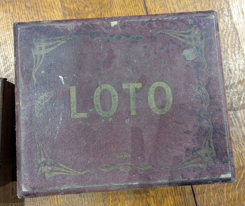 Jeu loto ancien dans boite - ancien,,