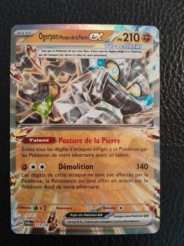 Carte pokémon ogerpon masque - pokémon,