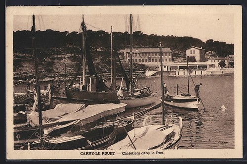 Cpa carry rouet chalutiers - cpa,