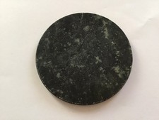 Socle en marbre rond 11 cm – support pour statuette, déco