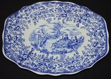 Ancien plat de service