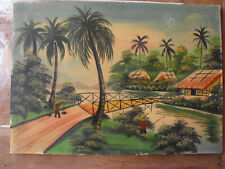 peintures signées tableaux huile anciens orientalistes en très bon état