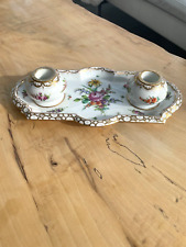 Ancien encrier en porcelaine certainement allemande ??