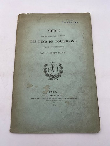 Douët arcq notice des - -,