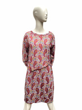 ROBE ROUGE CACHEMIRE CEINTURÉE A.P.C - TAILLE S - M / SMALL - MEDIUM - APC