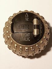 Boule pour machine à écrire IBM : 12 Light Italic     #2