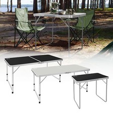 Table de camping pliante avec