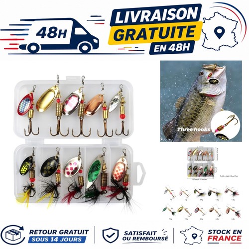 Set leurres spinner bait - de,