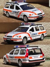 1/43 VOLVO V70 POLIZEI POLIZIA POLICE Suisse 2000 voiture Miniature Collection