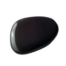 Pierres plates Obsidienne