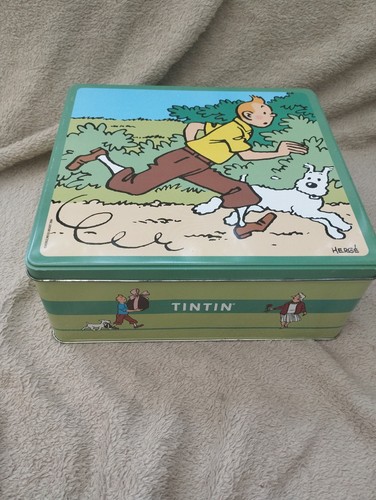 Boite metal tintin delacre - boite,