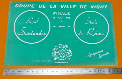 Rare programme football 1953 - rare,