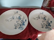 2 Assiettes Creuse En Porcelaine De Limoges Bernardaud "Yolande"