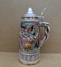 Ancienne Chope à Bière Musicale en céramique Vintage décorative Allemande