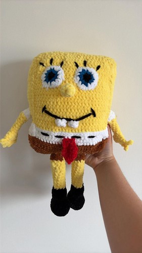 Peluche bob éponge - bob,