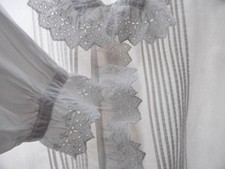 Chemisier camisole 1900 coton blanc broderie anglaise