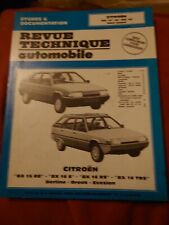 revue technique automobile Citroën BX 16 RS BX 16 Trs