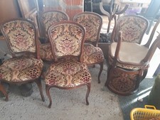 Vend 6 Chaises Capitonnée