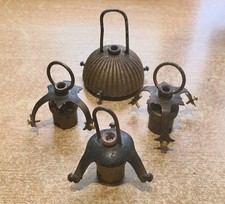 1 griffe et douille pour Tulipe en métal ou Laiton au choix parmi 4 pour globe