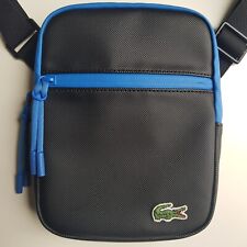 Sacoche Zippée Noire Lacoste